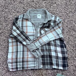 Aerie button down flannel women’s size XL